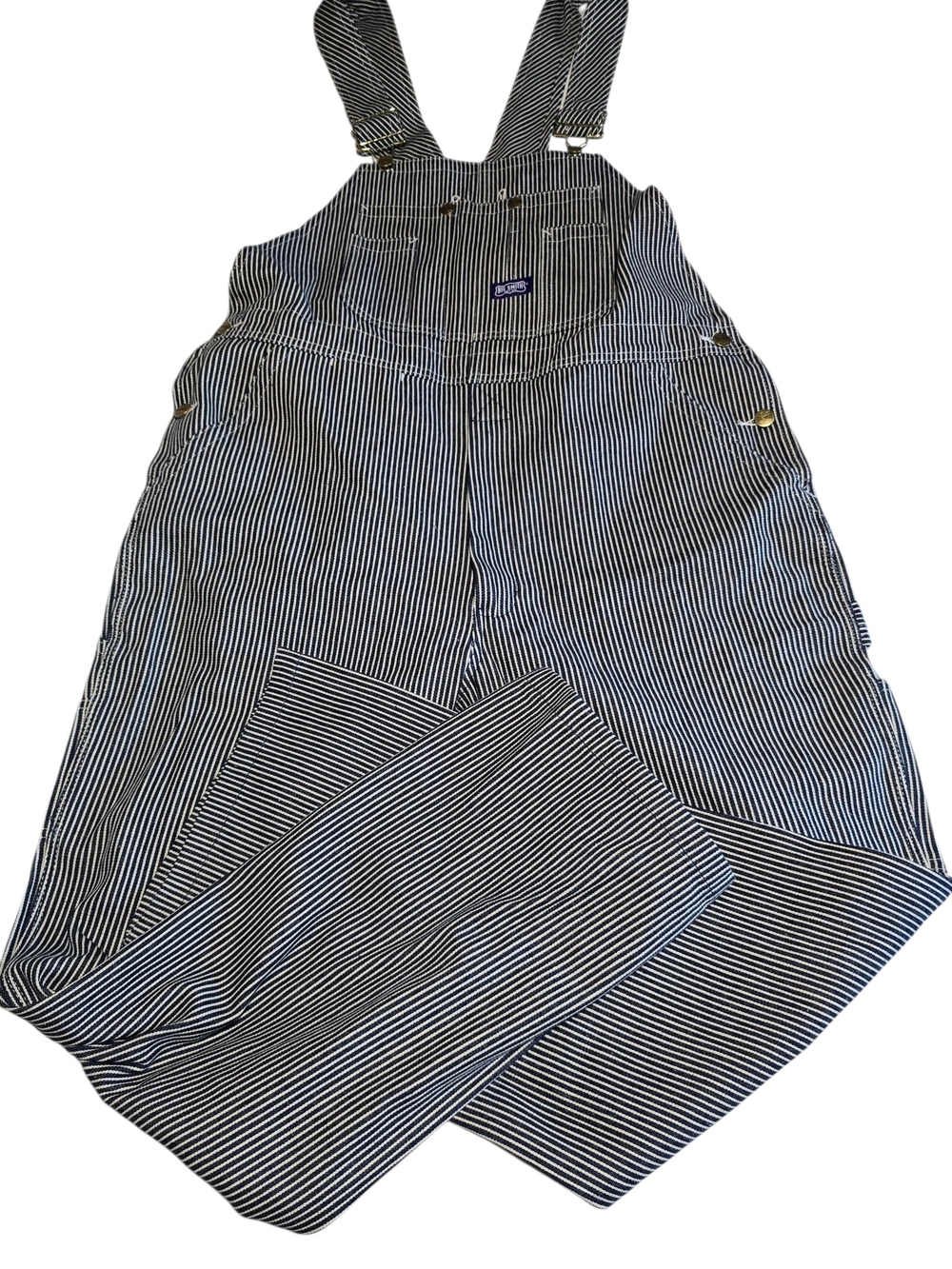 Big Smith Men's Relaxed Fit Hickory Striped Overalls